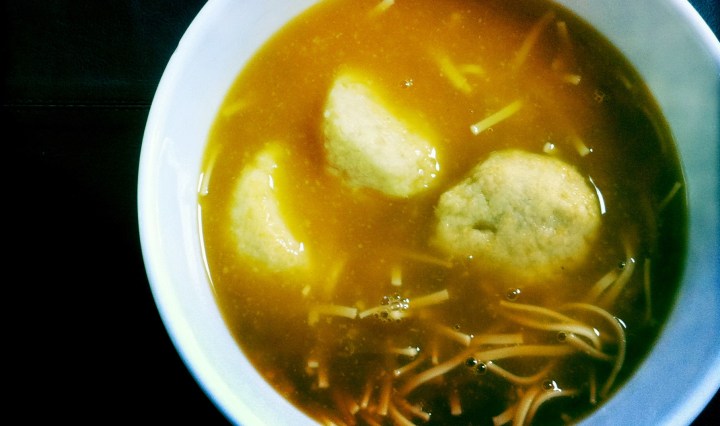 Grandma's Matzoh Ball Soup - Between the Tines - Passover