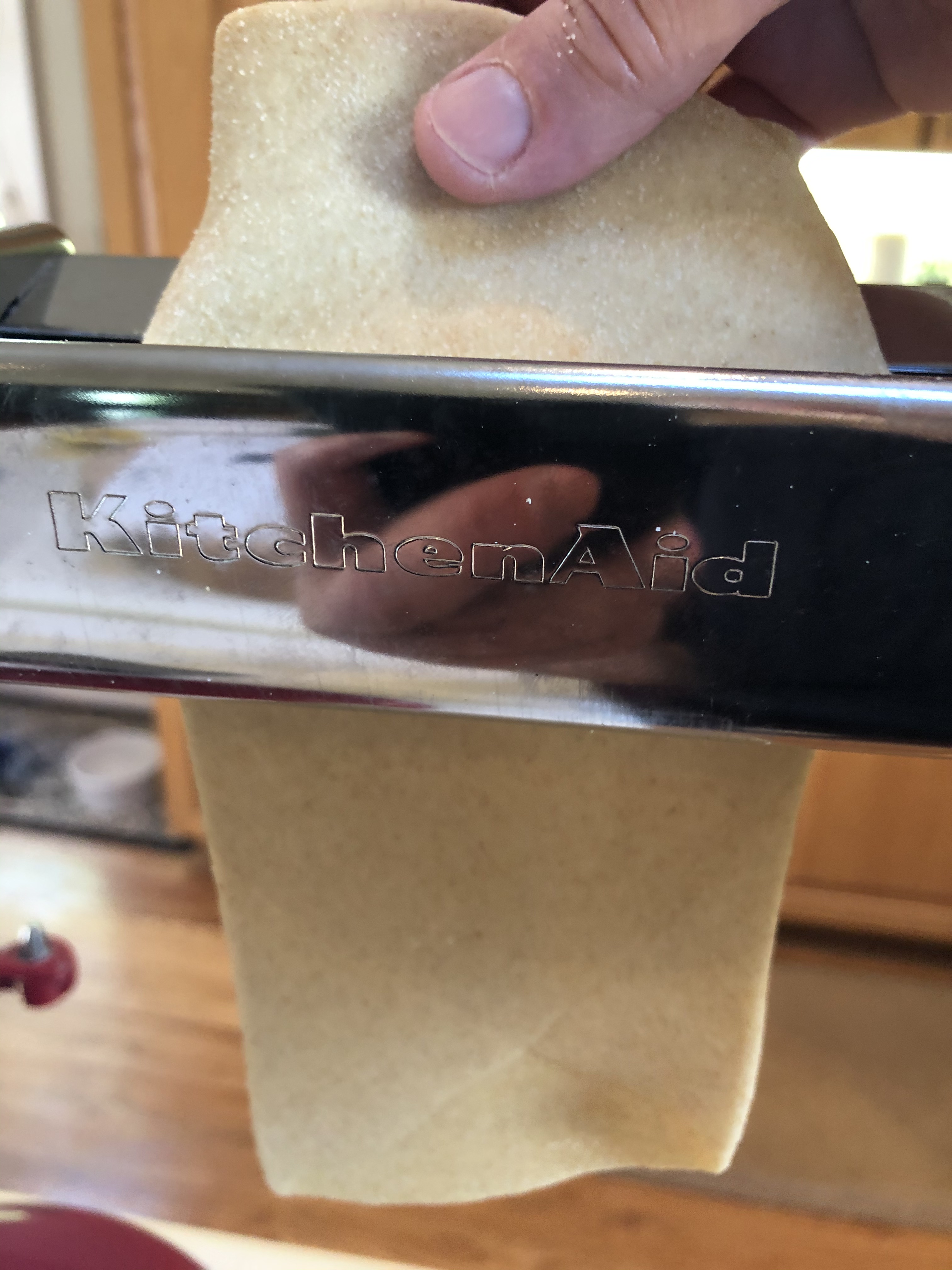 15. through rollers several more times