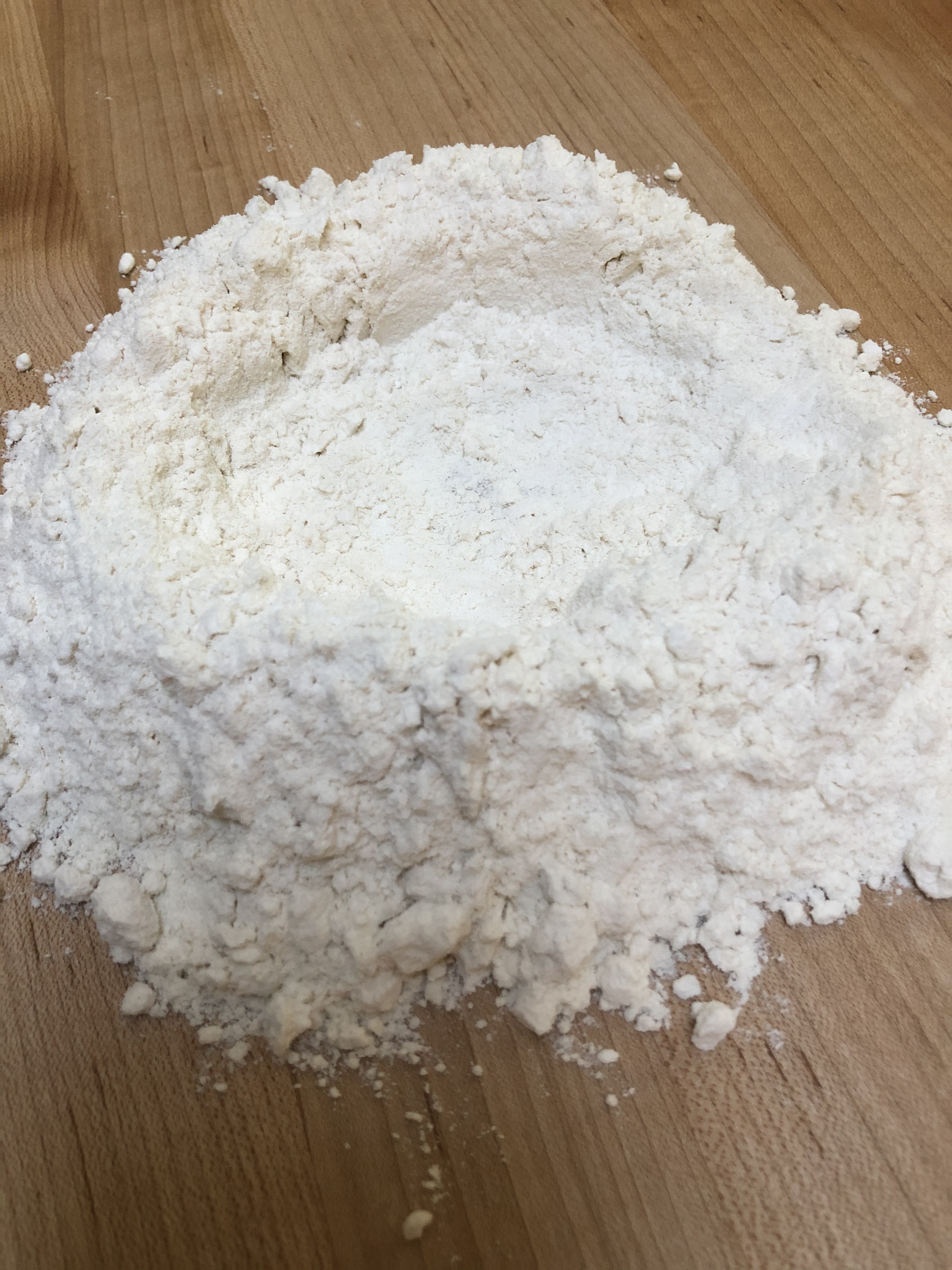2. flour well